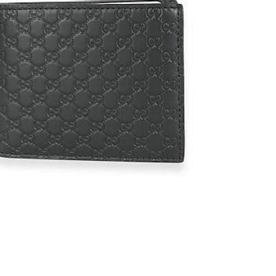 gucci signature bifold wallet|Gucci bifold wallet microguccissima black.